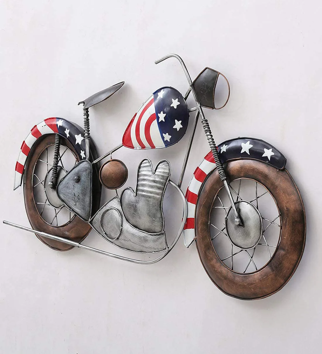 Motorcycle Wall Art, Red