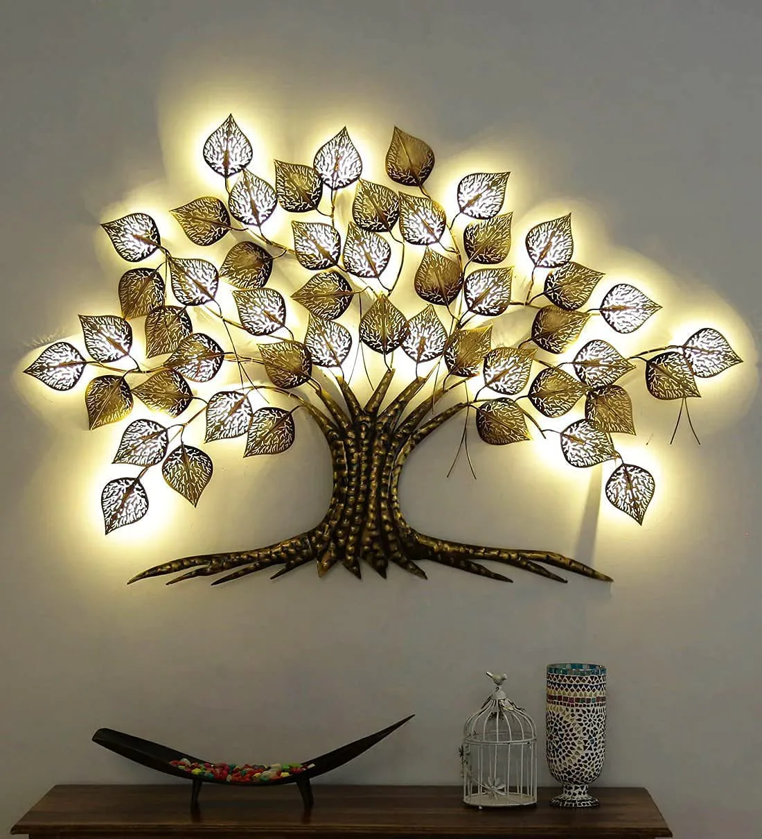 Golden Tree Wall Art