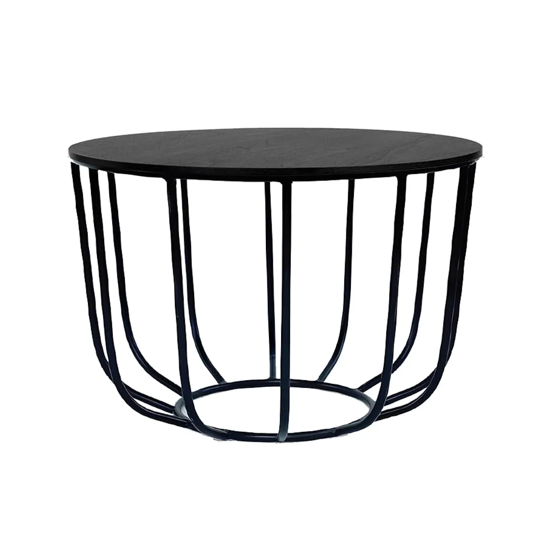 Loop-Frame Round Coffee Table
