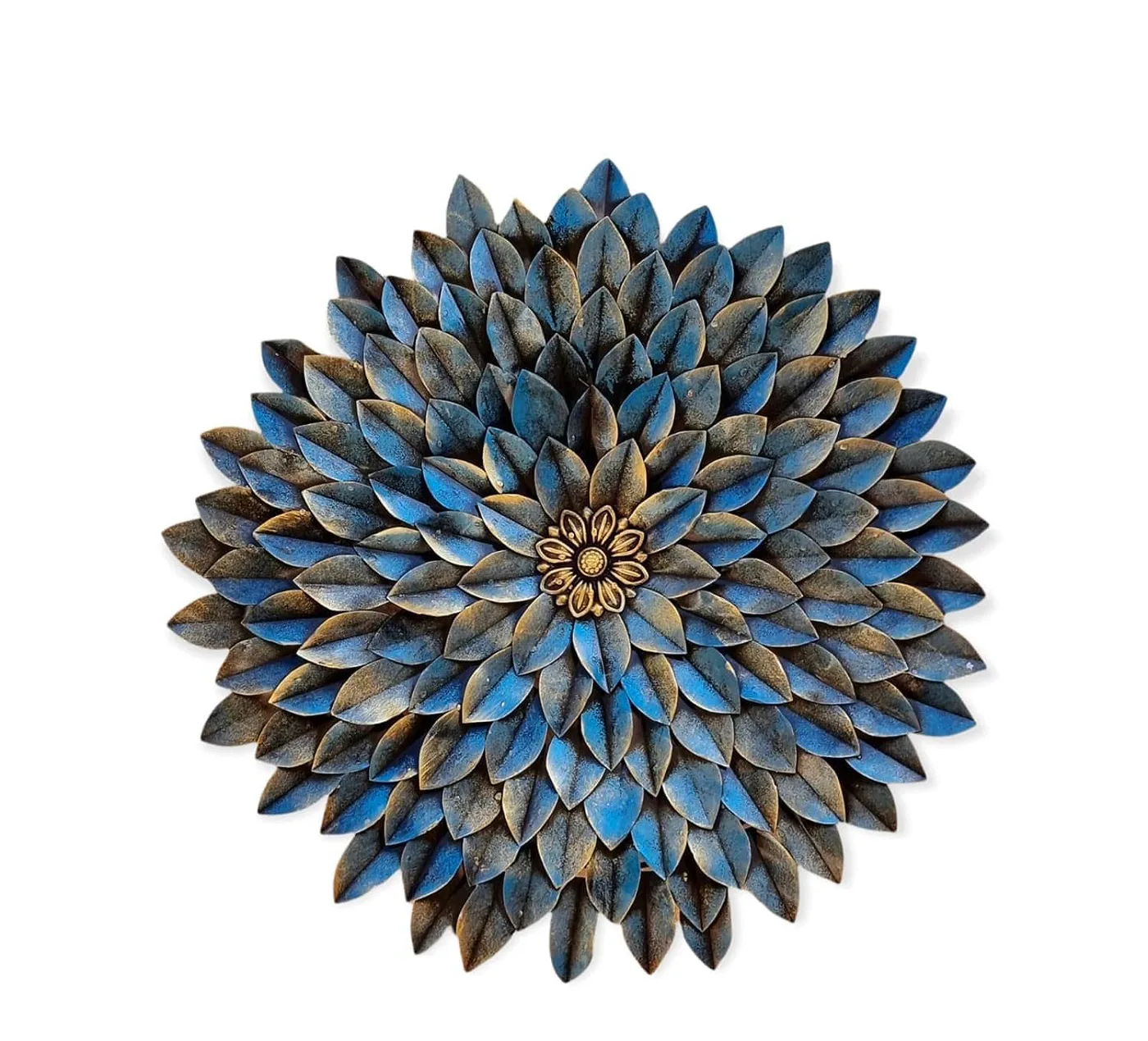 Layered-Petal 3D Flower Wall Art — 24 in
